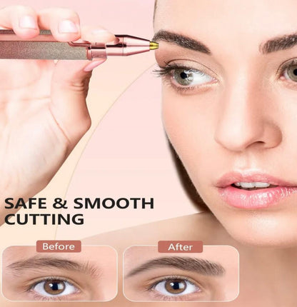 2 in 1 Facial Hair Remover | Eyebrow Trimmer | Rechargeable | Free Gift Card