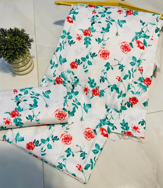 Summer Cotton Unstitched 2pc Suit